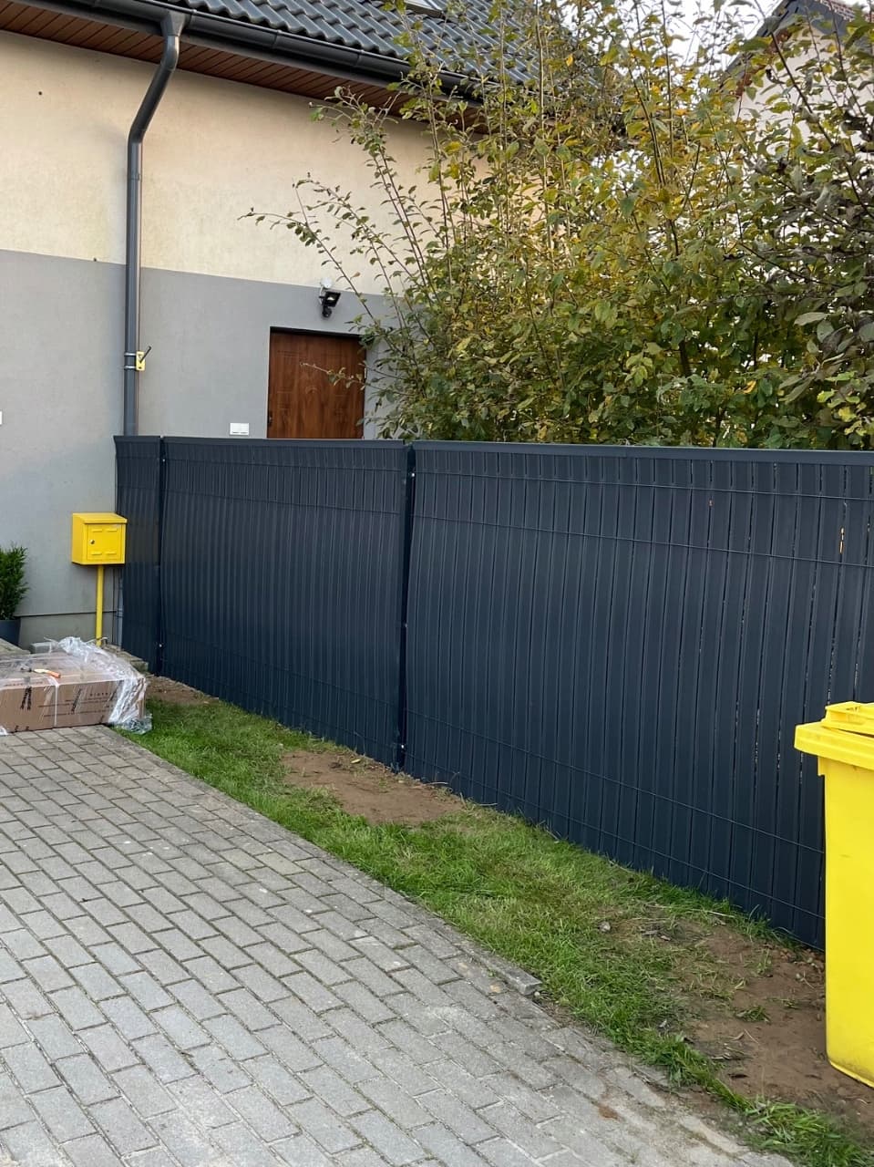 Realizacja ogrodzenia - Antracyt