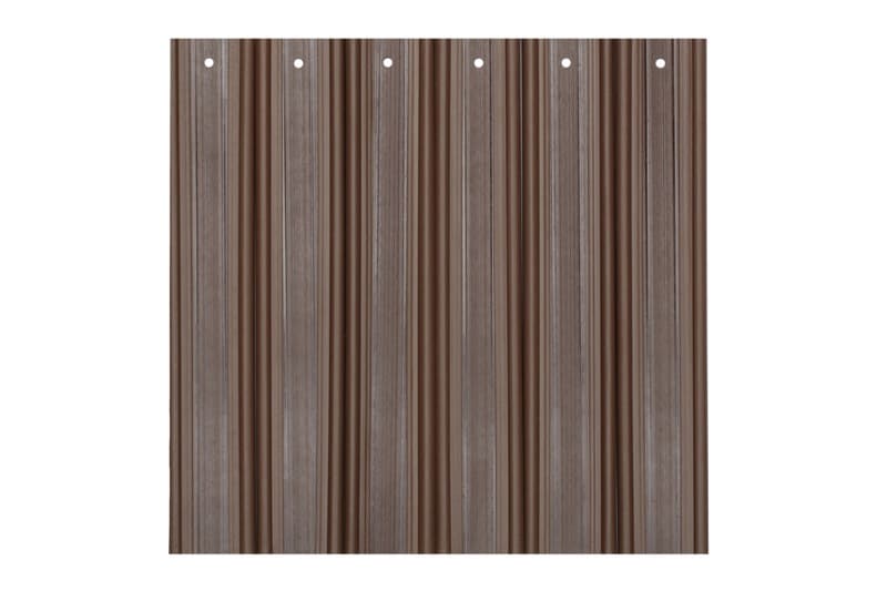 Listwy ogrodzeniowe w kolorze Jasnobrązowy