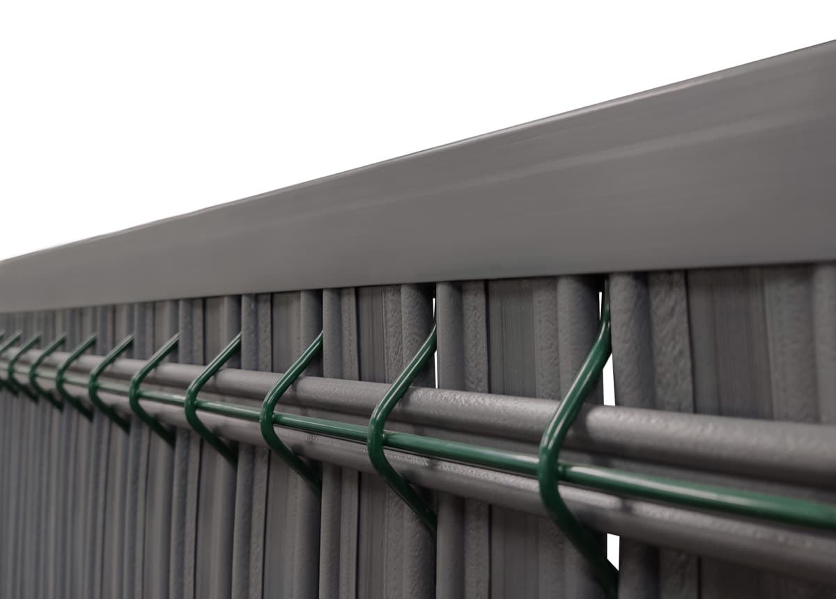 Listwy ogrodzeniowe pionowe szerokie 62-80mm 173x250cm RD04 Czarny - zdjęcie 13